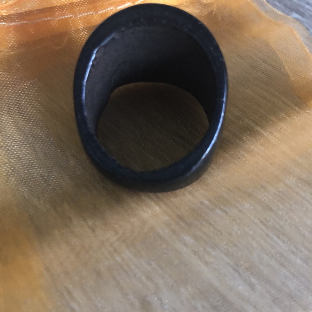 Handmade ohm statement ring - Picture 2 of 5